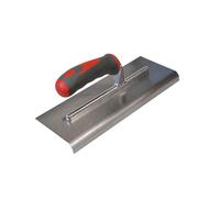 Faithfull Edging Trowel Soft Grip Handle 11 X 4.3/4in