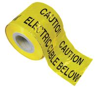 Faithfull 365m Warning Tape - Electric