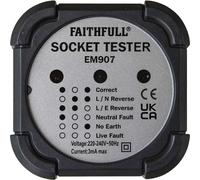 Faithfull EM907 Socket Polarity Tester