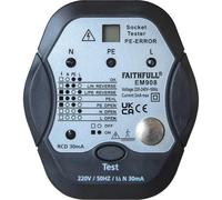 Faithfull EM908 Socket Polarity and RCD Tester