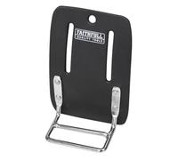 Faithfull End Cutter Plier Holder - Black, 150mm x 100mm | End Cutter Plier and Pincer Holder with Steel Fitment & Looped Belt Fitting for Carpenters, Roofers & Joiners