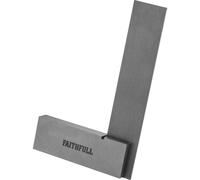 Faithfull Engineers Steel Try Square 75mm (3in) - Precision Ground, Hardened Steel Blade, Accurate Marking, Measuring & Layout Tool for Metalworking & Woodworking