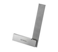 Faithfull Engineers Steel Try Square 100mm (4in) - Precision Ground, Hardened Steel Blade, Accurate Marking, Measuring & Layout Tool for Metalworking & Woodworking