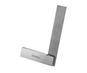 Faithfull Engineers Steel Try Square 100mm (4in) - Precision Ground, Hardened Steel Blade, Accurate Marking, Measuring & Layout Tool for Metalworking & Woodworking
