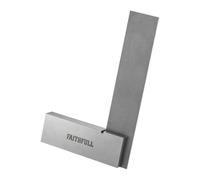 Faithfull Engineers Steel Try Square 75mm (3in) - Precision Ground, Hardened Steel Blade, Accurate Marking, Measuring & Layout Tool for Metalworking & Woodworking