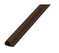 Faithfull EPDM Draught Excluder Self Adhesive Strip Brown P Profile 24M 9 x 5.5mm