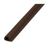 Faithfull EPDM Draught Excluder Self Adhesive Strip Brown P Profile 6M 9 x 5.5mm