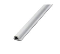 Faithfull EPDM Draught Excluder Self Adhesive Strip White P Profile 6M 9 x 5.5mm