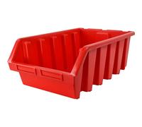 Faithfull Ergobox Interlocking Storage Bin Red 333mm 500mm 187mm
