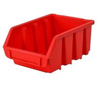 Faithfull Interlocking Storage Bin Size 2L Red 116 X 212 X 75Mm