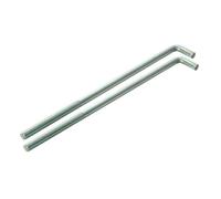 Faithfull External Building Profile - 350mm (14In) Bolts (Pack 2) Multi Colour (One Size)
