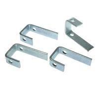 Faithfull External Building Profile Clamp Bracket, Durable & Versatile, Pack of 4, 1.1×65×1.6 cm