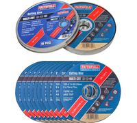 Faithfull Extra Thin 1mm Fast Cut Cutting Discs - 125mm x 1mm x 22.23mm (5 in