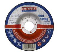 Faithfull FAI1153MDC Metal Cutting Disc Depressed Centre 115 x 3.2 x 22.23
