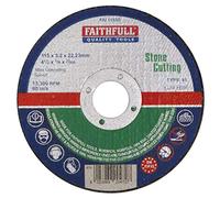 Faithfull Stone Cut Off Disc 115 X 3.2 X 22.23Mm