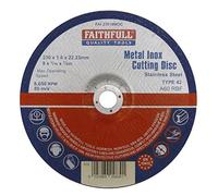 Faithfull FAI23018MDC Stainless Steel Cutting Disc Depressed Centre 230 x 1.8 x 22.23