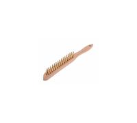 Faithfull Brass Scratch Wire Brush 2 Rows
