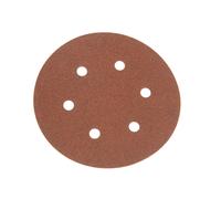 Faithfull FAIAD15040H Hook & Loop Sanding Disc DID2 Holed 150mm x 40G (Pack 25)
