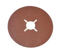 Faithfull 029604 Resin Bonded Sanding Discs 178 X 22Mm 40G (Pack 25)