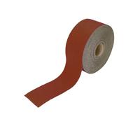 Faithfull 000535 Aluminium Oxide Sanding Paper Roll Red Heavy-Duty 115Mm X 10M 60G
