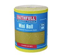 Faithfull 115mm x 10m 60g Aluminium Oxide Paper Roll - Yellow, FAIAR1060Y