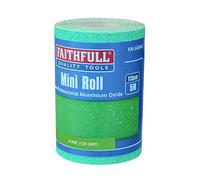 Faithfull AR5120G Aluminium Oxide Paper Roll 115mm x 5m 120g - Green