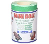 Faithfull FAIAR580G 5M Medium (80 Grit) Sandpaper Roll Green (Pro) 115mm x 5M