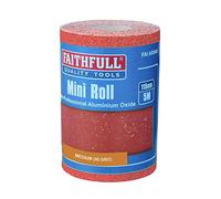 Faithfull Red Aluminium Oxide Sanding Roll 115mm 5m 80g