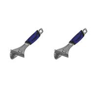Faithfull FAIAS150C Soft-Grip Adjustable Spanner Wrench 150mm (6in) - 25mm Capacity (Pack of 2)
