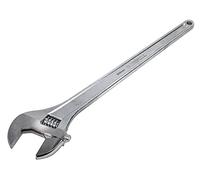 Faithfull FAIAS600MC Chrome Adjustable Wrench Spanner 600mm (24in) Capacity 62mm