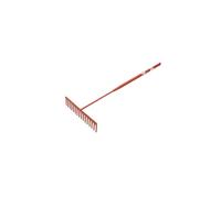 Faithfull Asphalt Rake Tubular Shaft 16T Flat