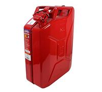 Faithfull FAIAUJERR20R 20 Litre Metal Jerry Can UN App, GS TUV Certified - Red