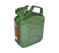 Faithfull Green Steel Jerry Can 5 Litre