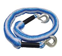 Faithfull FAIAUTRELAST Tow Rope Expanding 4M Metal Hooks 3 Ton