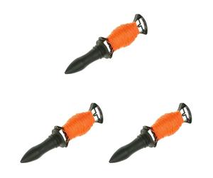 Faithfull FAIBLREEL Orange Brick Line String on rotating spool 75M (240ft) Breaking Strength 12kg (Pack of 3)