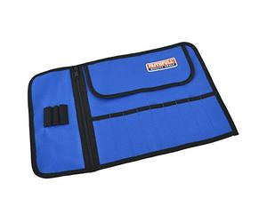 Faithfull FAIBR9 9 Pocket Tool Bit Roll Includes Zip Up Compartment