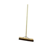 Faithfull Stiff Bassine Broom 600mm (24in) + Handle & Stay FAIBRBAS24H