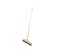 Faithfull FAIBRPVC18H PVC Broom 18in (450mm) Wide with Handle & Stay