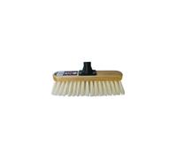 Faithfull FAIBRSOFT12R Broom Head Soft Cream PVC Bristle 300mm (12in) Threaded Socket