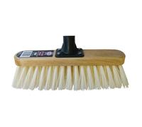 Faithfull Soft Cream PVC Bristle Broom Head 300mm (12in) Threaded Socket FAIBRSO