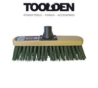 Faithfull FAIBRSTIF12R Broom Head Stiff Green 300mm (12in) Threaded Socket