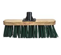 Faithfull FAIBRSTIF12R Stiff Green Broom Head 300mm (12in) Threaded Socket
