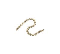 Faithfull FAICHBPB3210 Ball Chain Polished Brass 3.2mm x 10m
