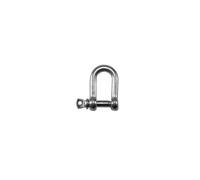 Faithfull D-Shackle Stainless Steel 6Mm (Pack 2)