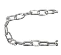 Faithfull FAICHGL810 Galvanised Chain Reel 8 mm Dia x 42 mm - 10 m Reel 450 kg Load Limit