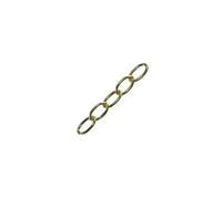 Faithfull FAICHOP23 Oval Chain 2.3mm x 10m Polished Brass