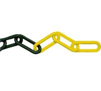 Faithfull Plastic Chain Yellow and Black 8mm 12.5m