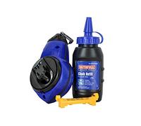 Faithfull FAICLKIT Rapid Chalk Line Kit 30M with Chalk and Mini Level