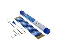 Faithfull FAICRS330 3.3M Cable Access Rod and Accessories Kit - 15 Pieces Including 10 x 330 mm Rods , Blue