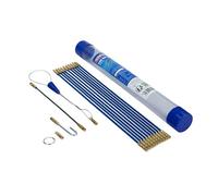 Faithfull FAICRS330 3.3M Cable Access Rod and Accessories Kit - 15 Pieces Including 10 x 330 mm Rods , Blue